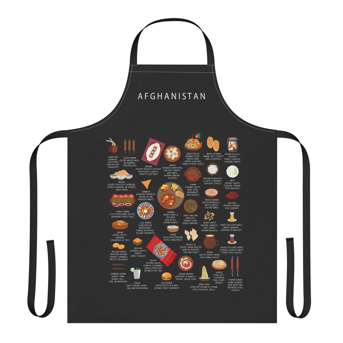 Afghanistan Food Apron