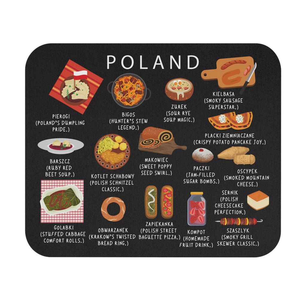 Mouse Pad Poland | Rubber | Smooth mouse sliding