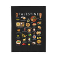 Palestine Plush Velveteen Blanket | Palestinian Culture | Soft Cozy Throw with Vibrant Designs | Perfect for Napping Snuggling and Home