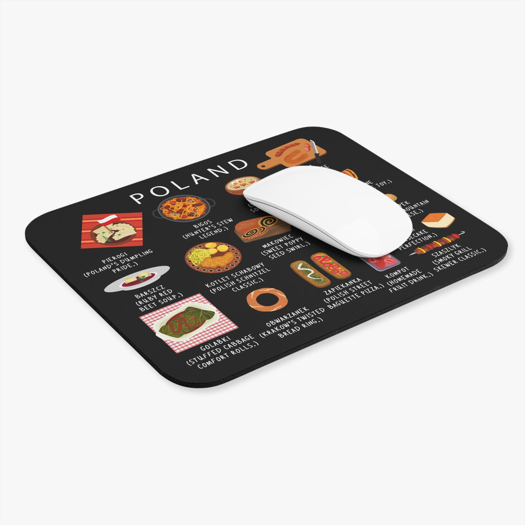 Mouse Pad Poland | Rubber | Smooth mouse sliding