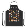 Austria Food Apron | Wiener Schnitzel, Strudel and Sachertorte | Austrian Cuisine Kitchen Gift by Maison Maps