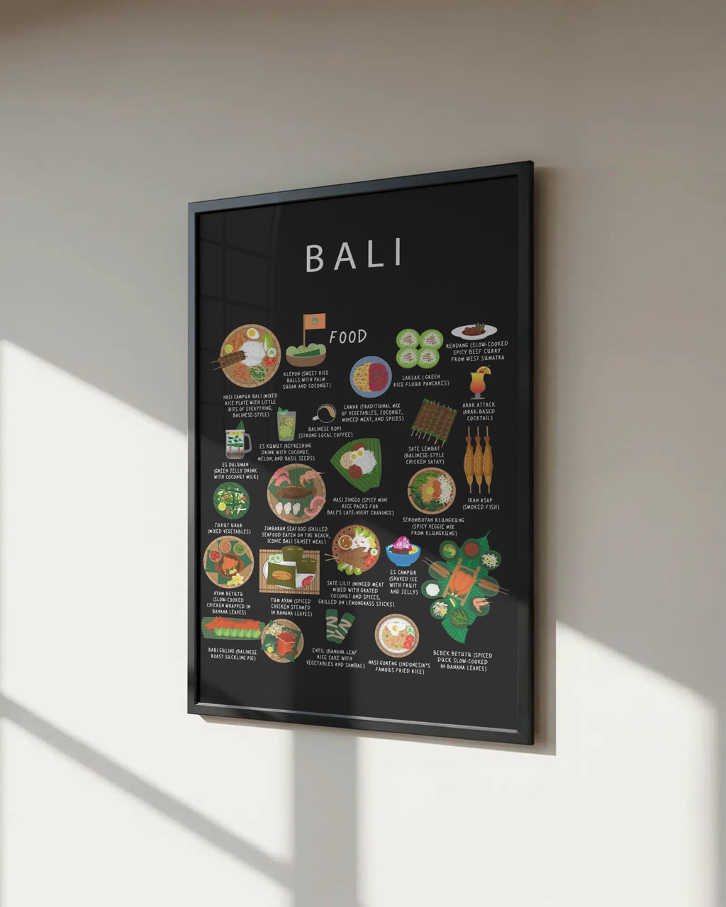 Bali Food Poster