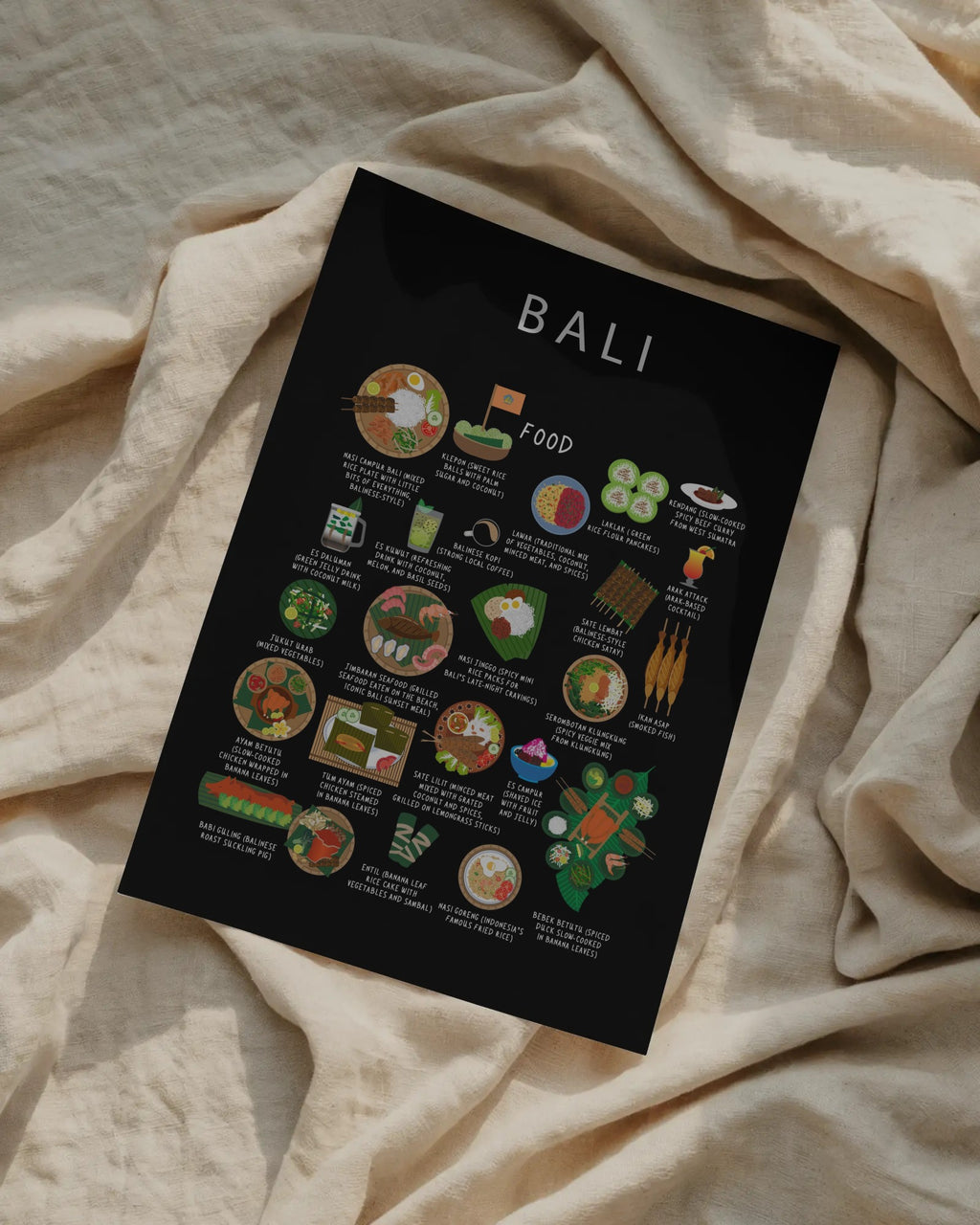 Bali Food Poster